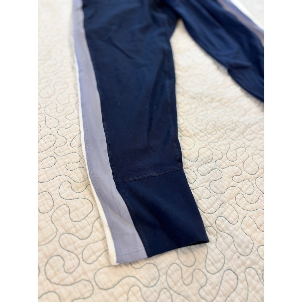 Free People Movement Midnight Navy Colorblock Jogger Pants Size Medium - Picture 2 of 8